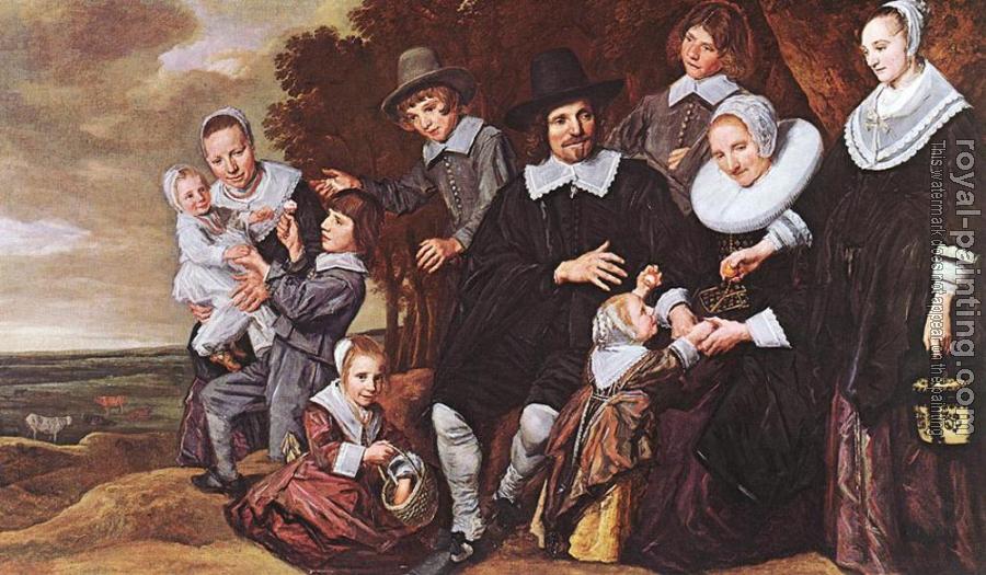 Frans Hals : Family Group In A Landscape II